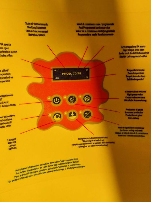 Máquina de gelado soft