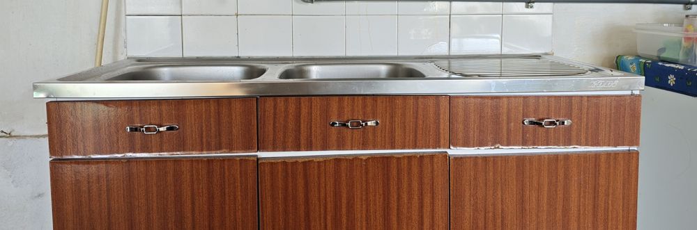 Cuba dupla de inox
