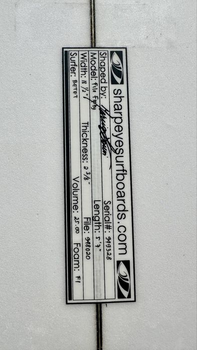 Prancha de Surf Sharpeye 5.7 25L