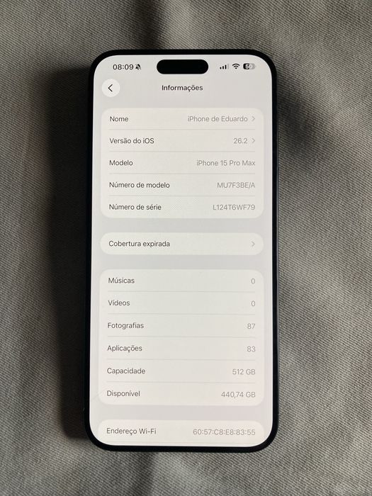 Iphone 15 pro max 512gb