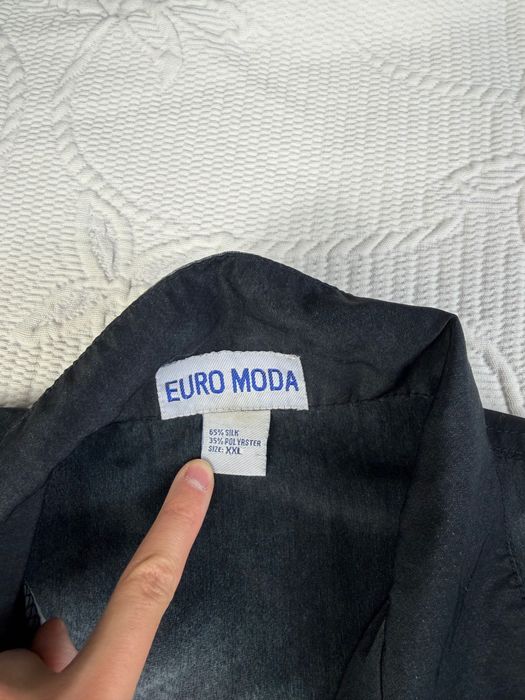 Jedwabna Wyjątkowa Koszula Euro Moda 321