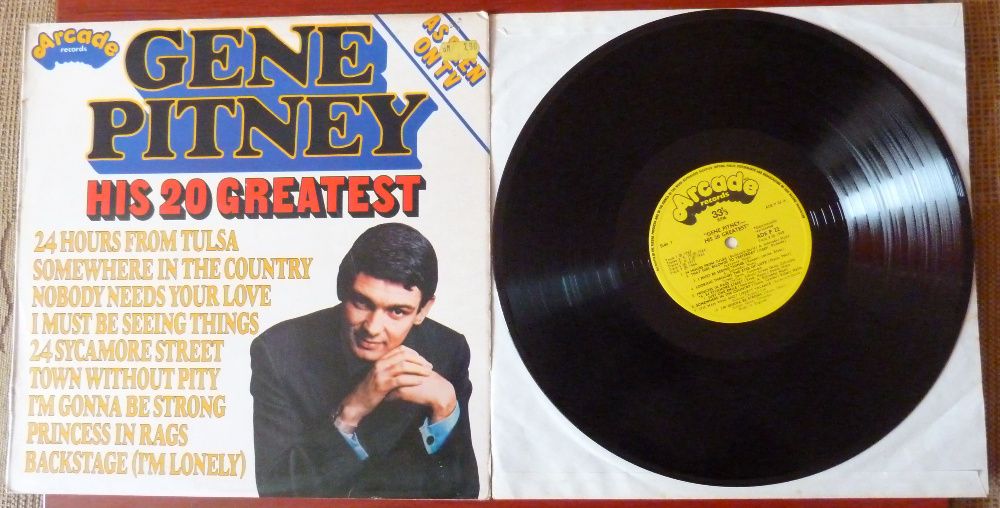 Gene Pitney HIS 20 Greatest Hits LP EX-