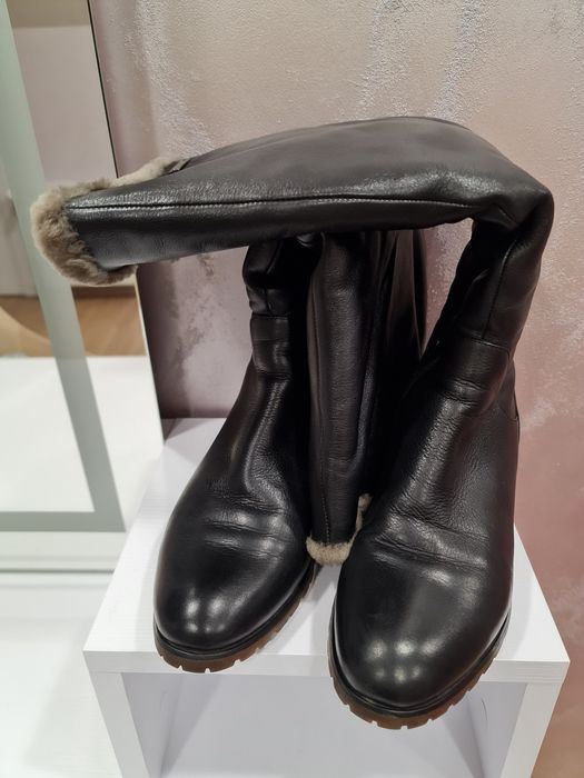 Зимові сапожки шкіряні 38