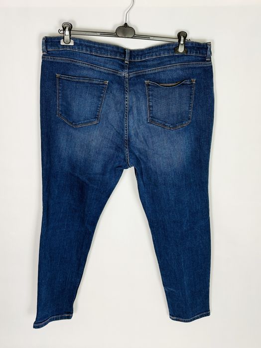 Ciemnoniebieskie jeansy skinny 5XL 50