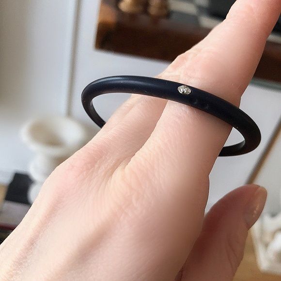 Pulseira Silicone e Diamante Verdadeiro com Certificado Autenticidade