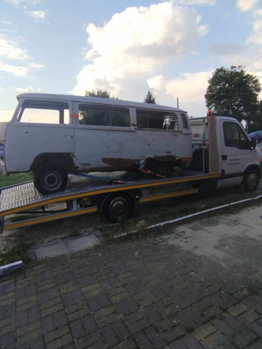 Transport autolawetą  zapraszam