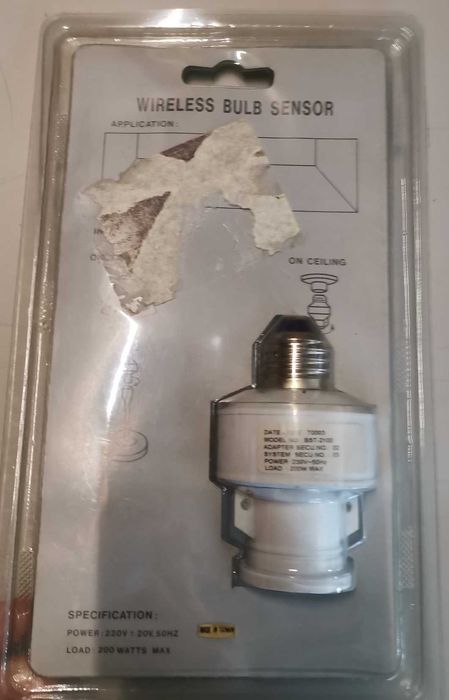 Sensor de lâmpada sem fios