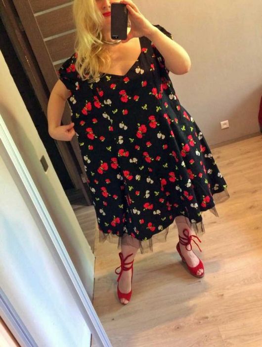 Прекрасна сукня плаття батал великий розмір 26 UK 54 EUR 56-58 укр.