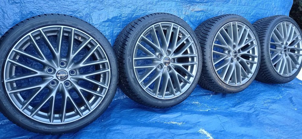 Felgi Koła Aluminiowe BORBET 225/40/R18 DUNLOP 8.5mm 5x114.3 NISSAN