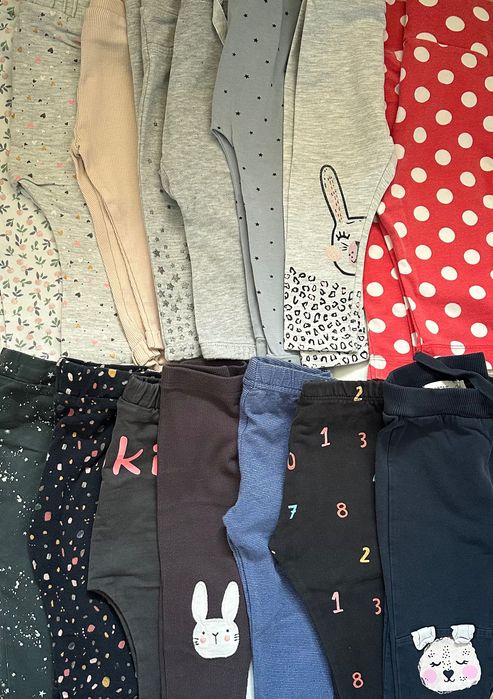 Zestaw ubrań dla dziewczynki rozmiar 74