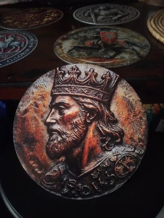 Quadro redondo alumínio Medieval