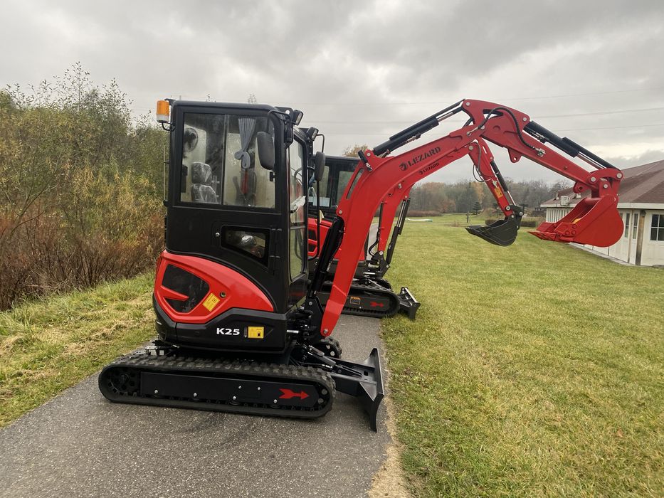 NOWA Koparka LEZARD K25 | 2.5t | Silnik KUBOTA | Multifunkcyjna
