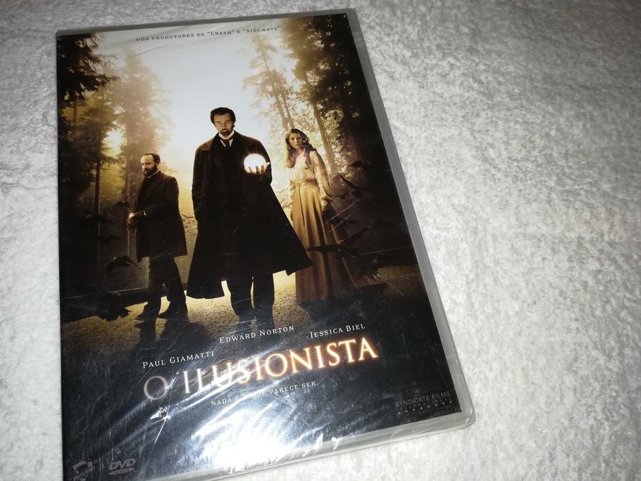 o ilusionista (filme/dvd) com edward norton - novo