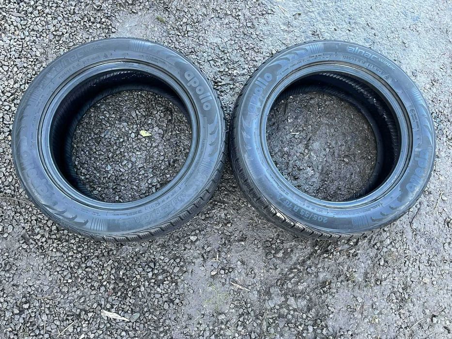 Opony 205/55R16 Apollo Alnac Winter Zima 2sztuki 6,27mm bieżnika