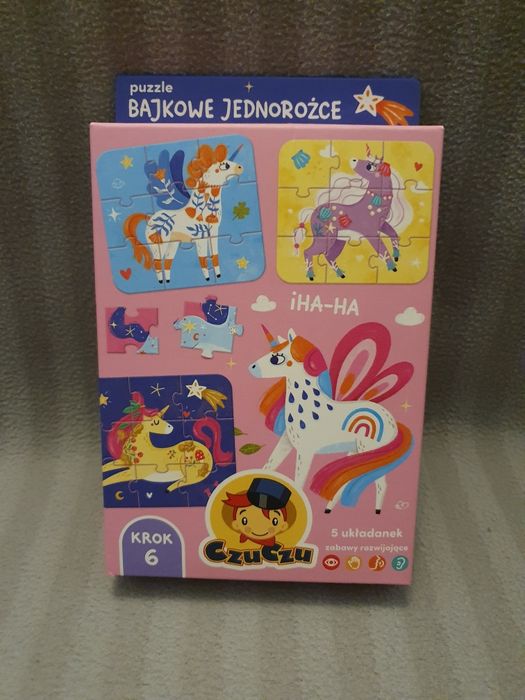 CzuCzu Bajkowe Jedrorożce puzzle 45 elementów wiek 3+