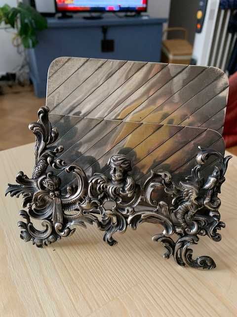 Porta-cartas em prata