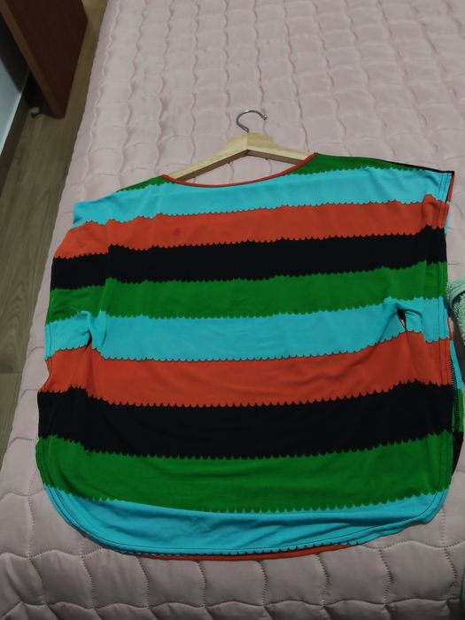 Blusa usada para desocupar