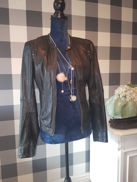 kurtka skórzana Stradivarius