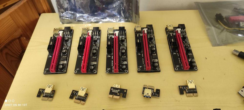 8 x Riser 009S GOLD  USB 3.0 PCI-E Najnowszy model