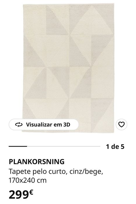 Tapete 1,70 por 2,40