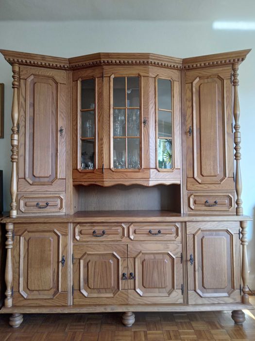 Meble dębowe zestaw 6 elementów