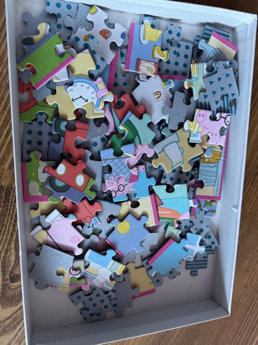 Puzzle dla bystrzaka peppa pig trefl