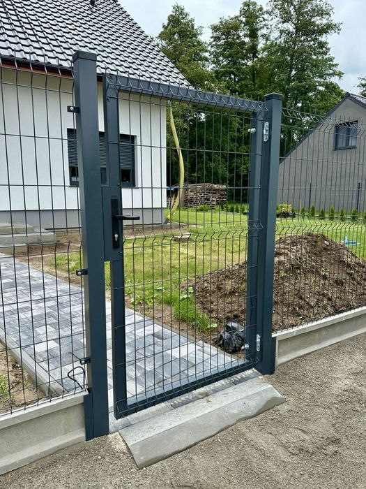 Ogrodzenie panelowe z montazem komplet z montazem betonem i dostawa