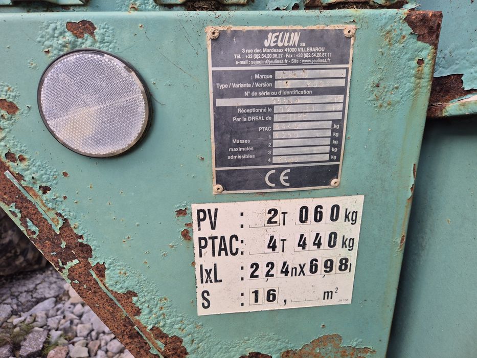 Przyczepa samozbierająca Jeaulin 2012R krone strautmann