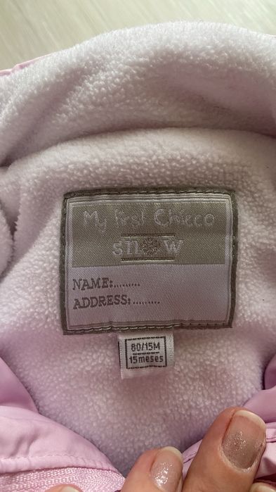 Зимовий костюм 80 на дівчинку , куртка chico і напівкомбінезон