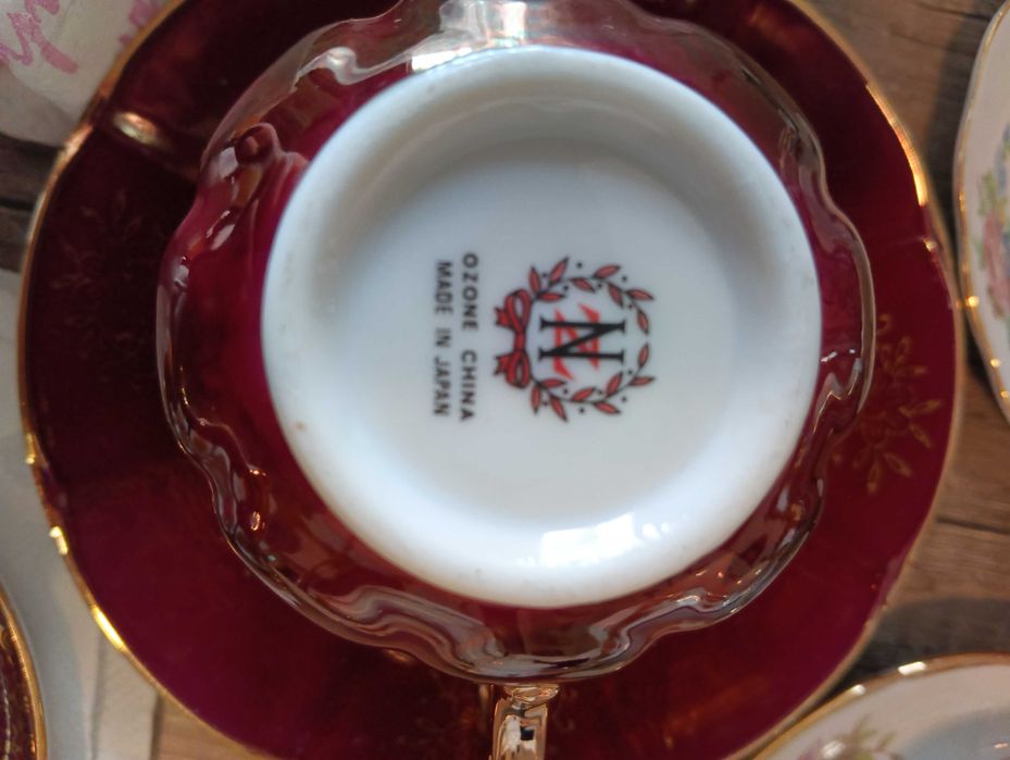 Chávenas antigas coleção