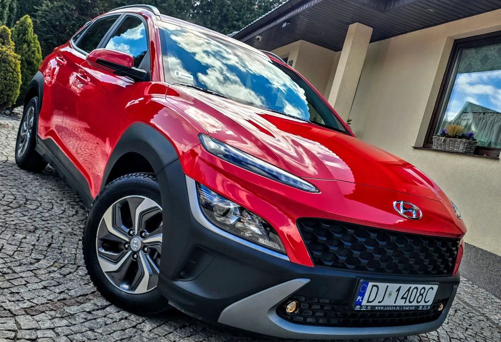 Hyundai Kona 1.6HYBRYDA 3,7L/100-1 WŁ z PL Salonu 25TyśKm-Automat-GWARANCJA-Zamiana