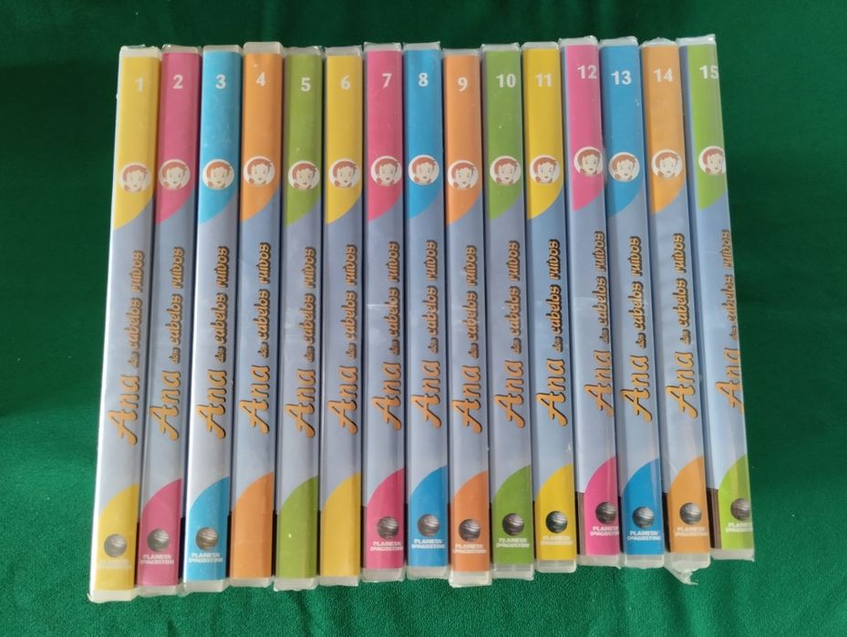 Coleção 15 DVDs ANA cabelos ruivos