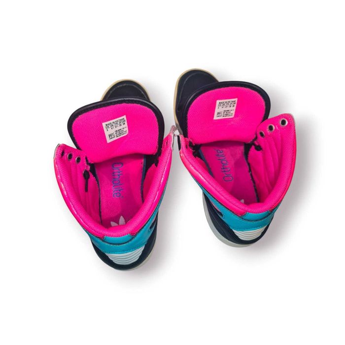 Sapatilhas Adidas Originals Top Ten Hi Sleek – Preto/Rosa/Azul