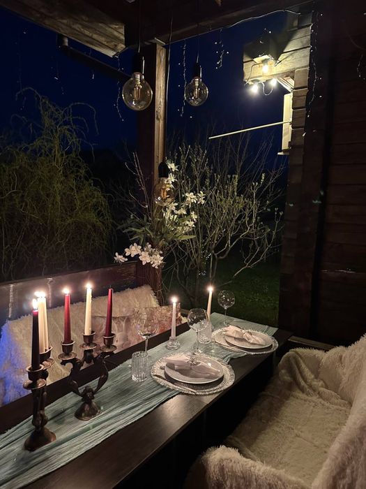 Дом зі спа-чаном Vysokyi Magic house |Харків |Тераса| Спальня| Кухня