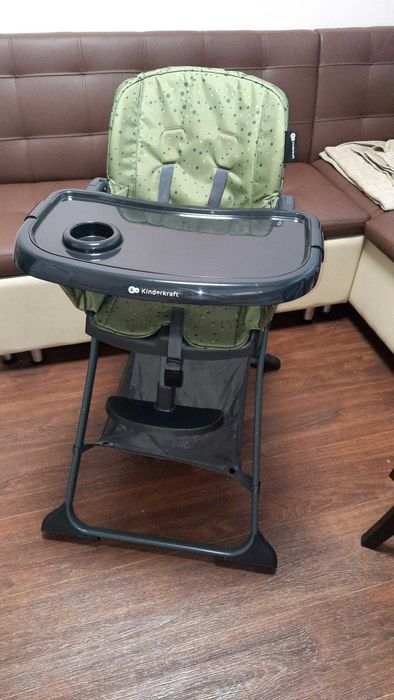 Стільчик для годування Kinderkraft Foldee Green