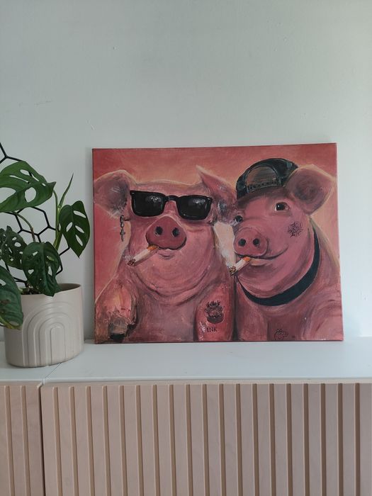 Obraz akrylowy 40x50  'Goodpigs'