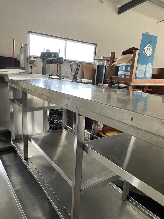 Bancada de inox - Industrial