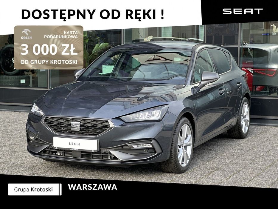 Seat Leon FR 1.5 eTSI 150 KM 7-biegowa automatyczna - DSG Dostępny od Ręki!