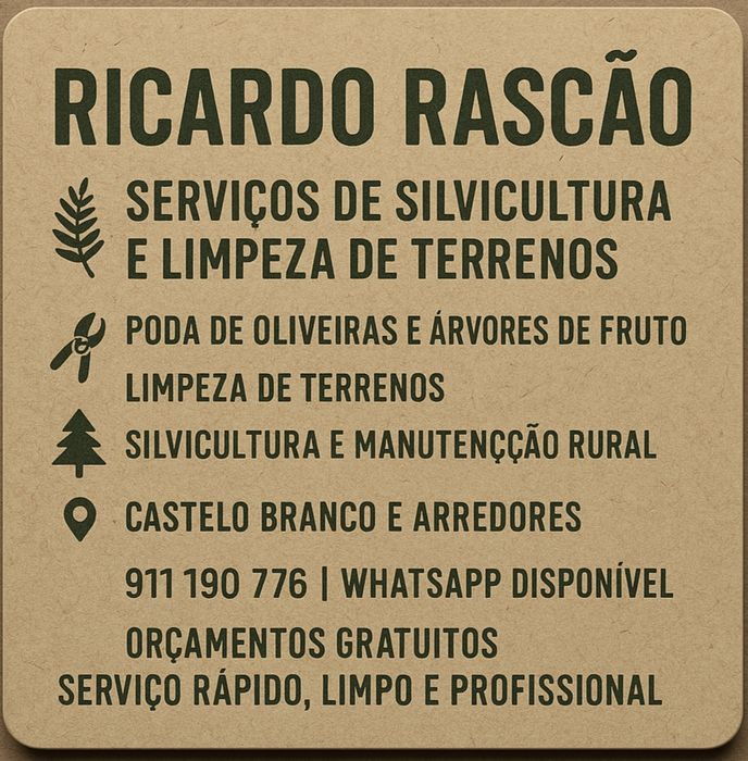Limpeza e manutenção de terrenos