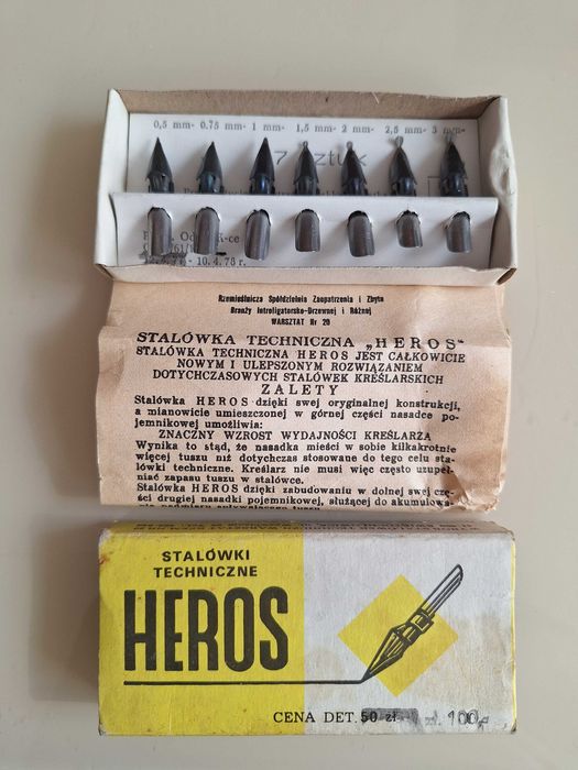 Stalówki techniczne Heros
