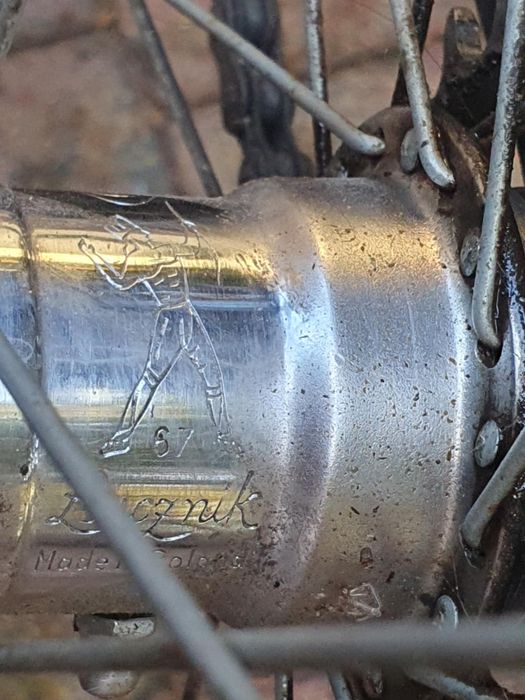 Rower damka niebieski