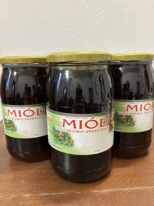Miód Spadziowy/Iglasty w wiadrach , i inne