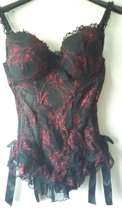 LA SENZA koronkowy gorset