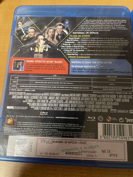X-men Blurays 4 Filmes