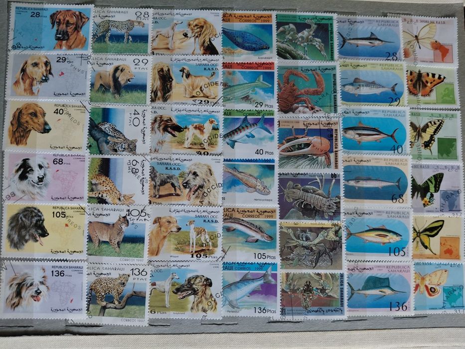 Марки поштові країн Африки. 56 серій,353 марки.