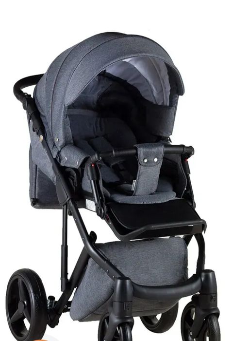 Коляску Adamex Luciano 2в1 сіра
