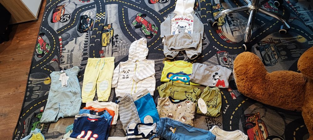 Paka ubranek dla malucha rozm. 74 chłopiec