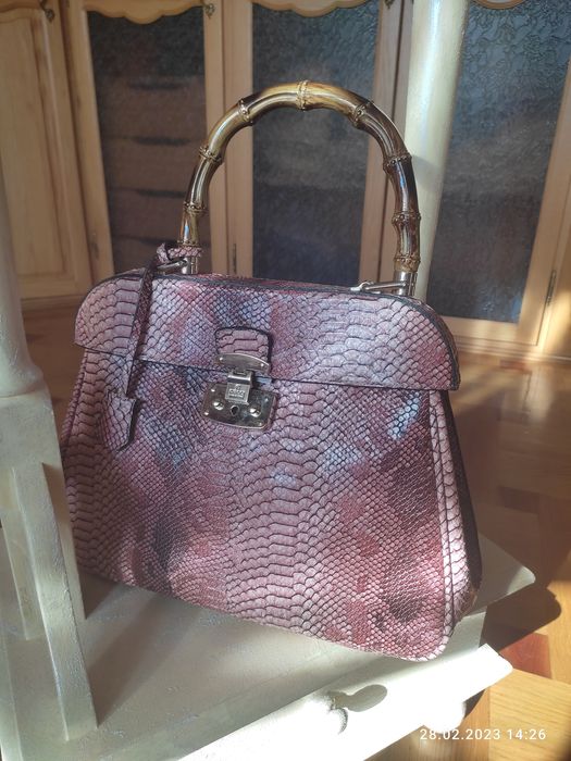 Torebka Gucci ,skóra weza