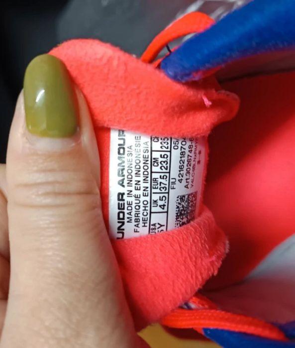 Chuteira Under Armour Campo – Rosa/Verde Neon 36.5