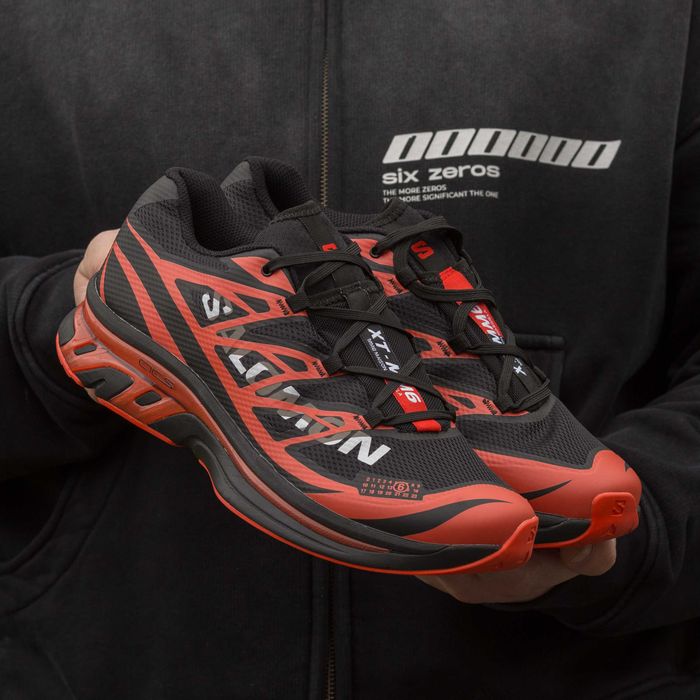 !АКЦІЯ! Кросівки Salomon XT-MM6 x Maison Margiela Black Red | 41-45